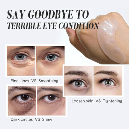 30 Pairs Hydrating Under Eye Patches Collagen Peptide Facial Treatment