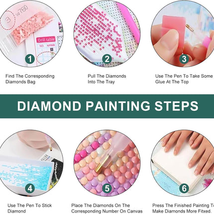 Christmas Snowman 5D Diamond Art Kit Full Round Drill for Adults