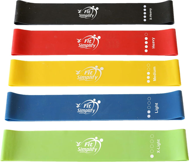 5-Piece Resistance Bands – Workout, Strength Training, Includes Carry Bag