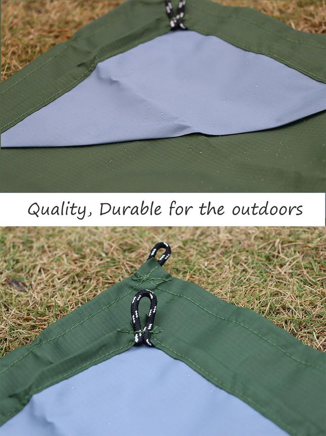 Pocket Picnic Blanket, Lightweight Sandproof & Water-Resistant Outdoor Mat, 55 × 60 Inch