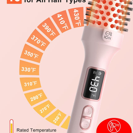 Thermal Curling Brush – Blowout Look, Dual Voltage, 10 Temp Settings