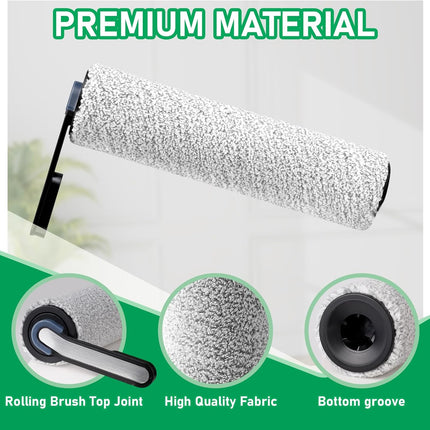 Floor ONE S5Combo Replacement Kit – 2 Roller Brushes, 2 HEPA Filters & Cleaner Brush