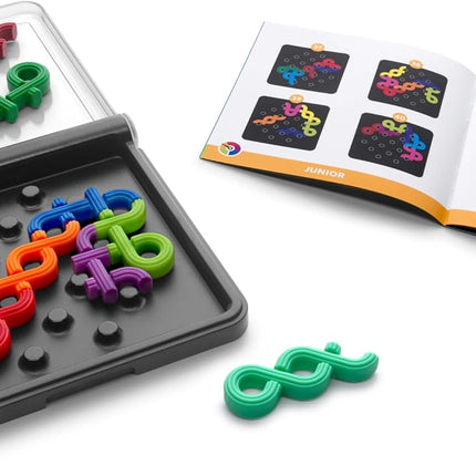 IQ Noodles Logic Puzzle Game with 120 Challenges Travel Brain Teaser