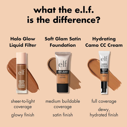 Soft Glam Foundation 31 Medium Neutral Satin Finish Vegan Foundation