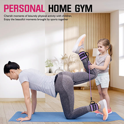 Ankle Resistance Bands with Cuffs for Glute and Leg Workout Training