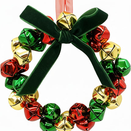 Christmas Jingle Bell Wreath – Indoor Hanging Tree & Wall Decor