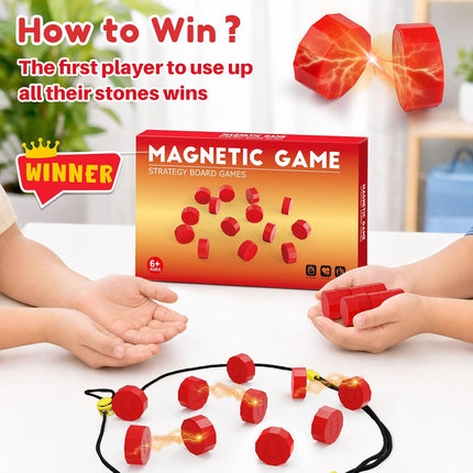 Magnetic String Game Portable Family Board Game Night Gift for Kids Adults