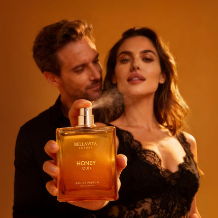 Honey Oud Eau de Parfum 100ml, Unisex Perfume with Honey, Oud & Amber Notes