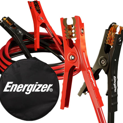 16ft Heavy Duty Jumper Cables for Car Battery, 6-Gauge with Carrying Bag