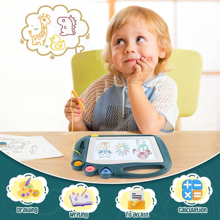Magnetic Drawing Board – Toddler Sketch Pad Toy for Boys & Girls Ages 1-3