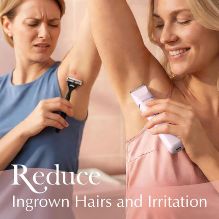 Bikini Trimmer for Women – Painless Electric Razor, IPX7 Waterproof, Ceramic Blade