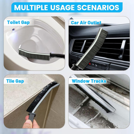 16Pcs Crevice Cleaning Brush Set Hard Bristle for Gaps Window & Tile Lines