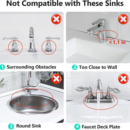 Kitchen Sink Splash Guard Mat – 24" Long, Self-Draining Behind Faucet