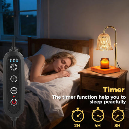 Candle Warmer Lamp with Timer – Dimmable Wax Melt & Jar Candle Warmer