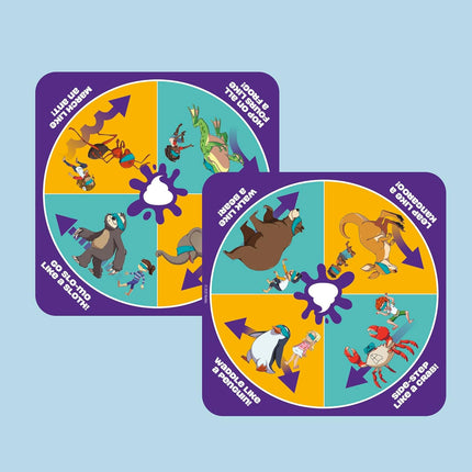 Poop Party Spinner Game Blindfold Challenge Family Game for Kids Age 4+
