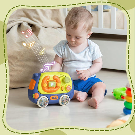 Baby Musical Steering Wheel Toy – Portable Sensory & Early Learning Fun