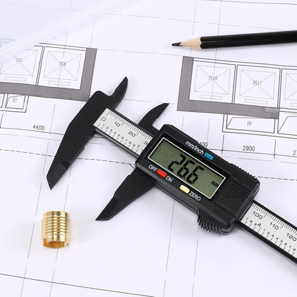 Electronic Digital Calipers, 0-6" with LCD Display, Automatic Shutdown for Jewelry