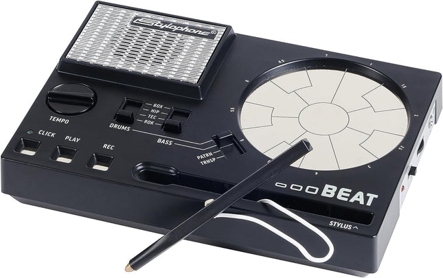 Beat Compact Stylus Drum Machine – 4 Drum Kits & 4 Bass Sounds, Loop Maker