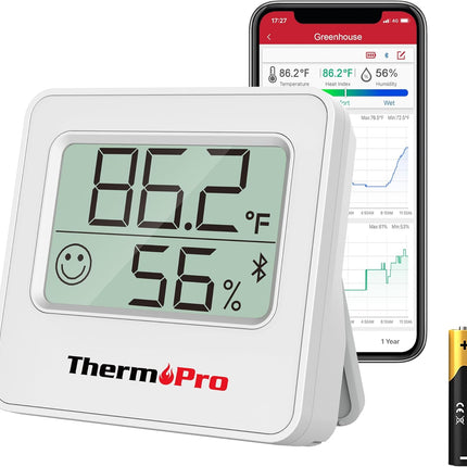 TP357 Bluetooth Temperature Humidity Meter with Smart App Control Sensor