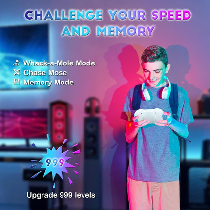 Fast Push Button Game Electronic Brain Training Fidget Toy Ages 6 Plus