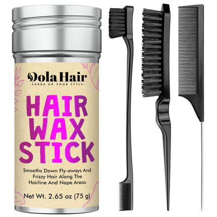 Hair Wax Stick for Flyaway Control – Styling Pomade for Kids, Women, Men (Pack of 4)