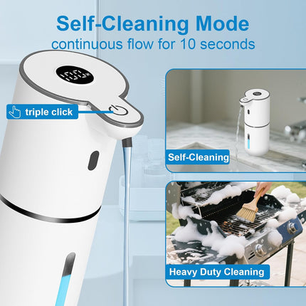 Automatic Touchless Soap Dispenser – USB Rechargeable, 6-Level Adjustable