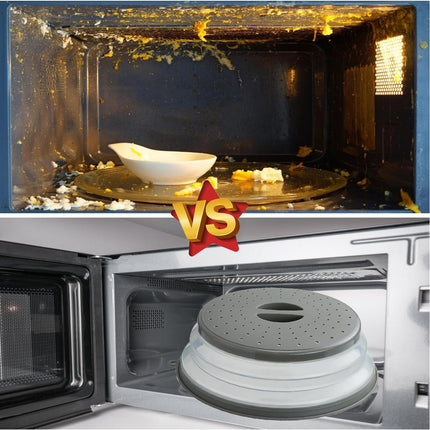 Microwave Splatter Cover Vented BPA Free Dishwasher Safe Food Plate Cover