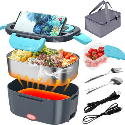 Electric Lunch Box Food Warmer 12V/24V/110V with 1.5L SS Container