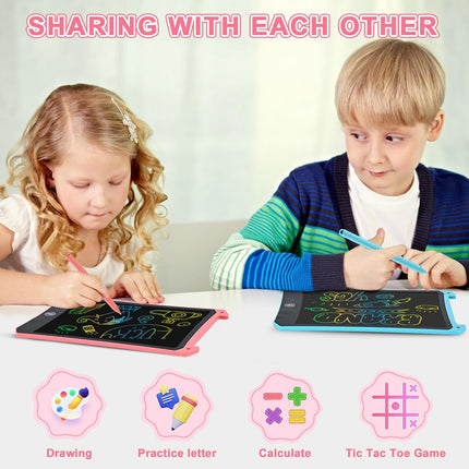 Toddler Easter Basket Stuffers – 2 Pack LCD Writing Tablets, Drawing Pad for Kids