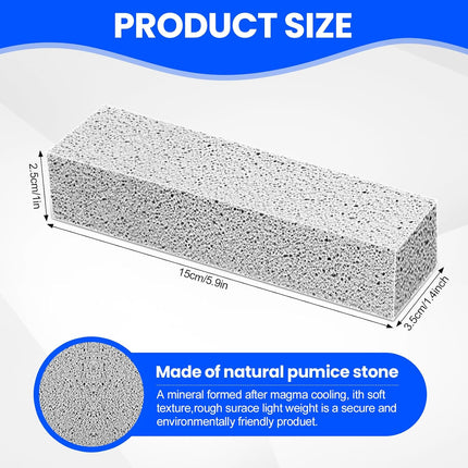 6 Pack Pumice Stone Toilet Bowl Cleaner, Powerful Bathroom Cleaning Tool