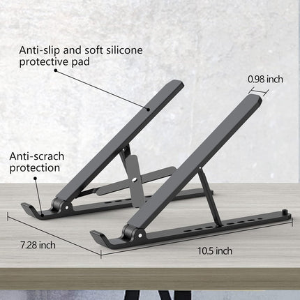 Adjustable Laptop Stand Foldable Riser for 10-15.6" Notebook Computer