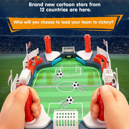 Soccer Board Game with Player Figures Mini Foosball Table Toy for Kids