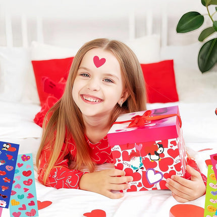 2030 PCS Valentine’s Day Stickers: 120 Sheets of Cute Heart & Love Stickers for Kids