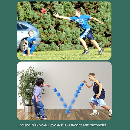 3 Pack Reaction Balls 2.83 Inch Rubber Reflex Training Balls for Hand-Eye Coordination