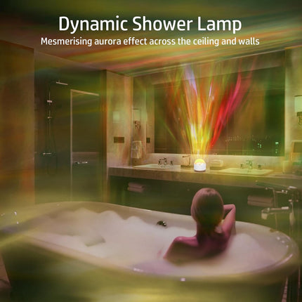 Northern Lights Projector – 16 Colors, Rechargeable, Remote & Dimmable