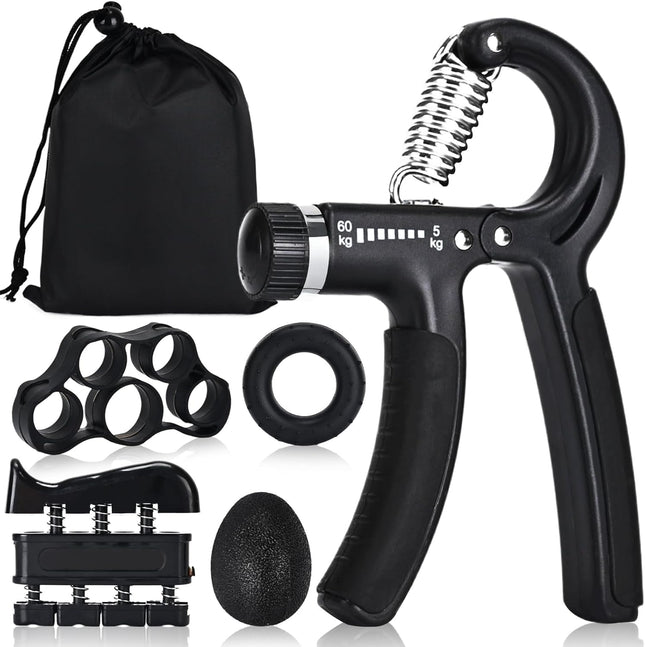 Grip Strength Trainer Adjustable Resistance for Athletes, Climbers & Musicians