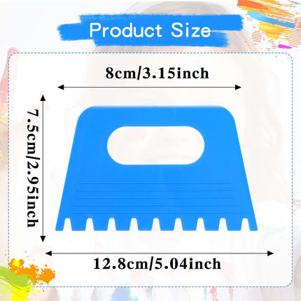 Plastic Paint Scraper Tool – Ymapinc Textured Art Tool for Canvas & Acrylic