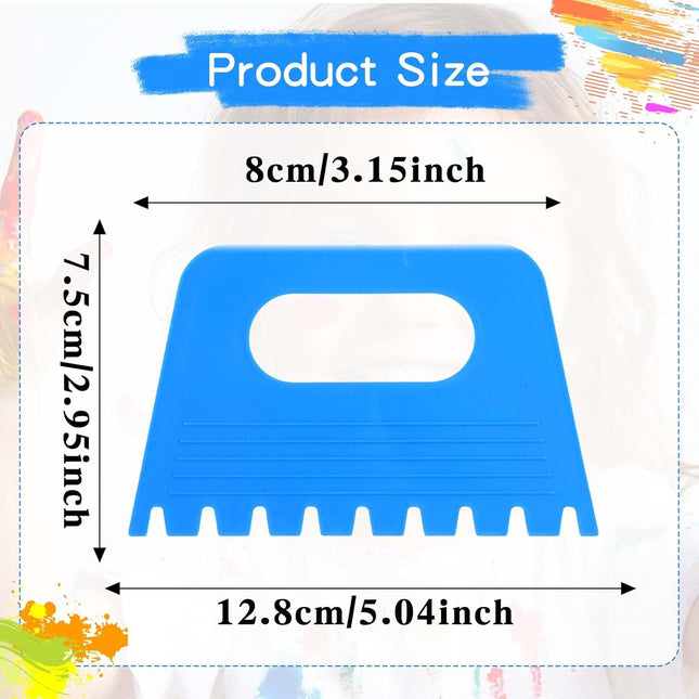 Plastic Paint Scraper Tool – Ymapinc Textured Art Tool for Canvas & Acrylic