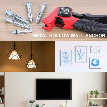 30pcs Molly Bolts & Screws Kit – Heavy Duty Wall Anchors for Drywall