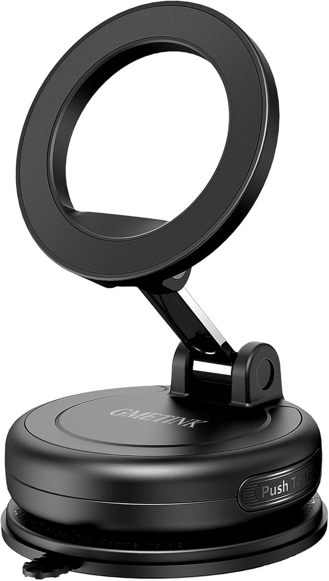 Car Phone Holder for MagSafe, 360° Rotation, Dual-Axis, Suction Mount for iPhone