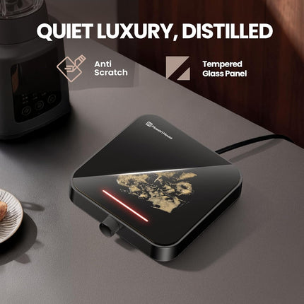Electric Mug Warmer with 3-Temp Settings & Auto Shut-Off for Home & Office