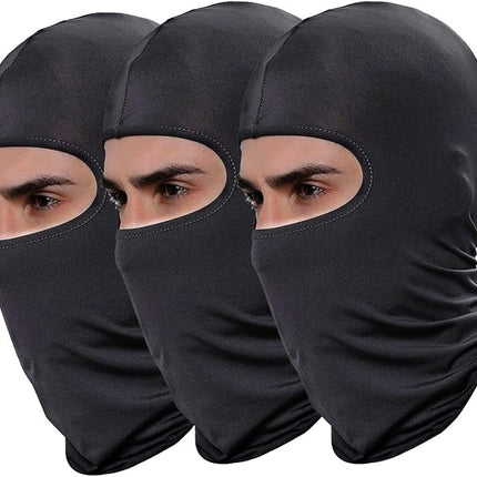 3-Piece Balaclava Set – Windproof Ski Mask for Motorcycle, Airsoft & Sports