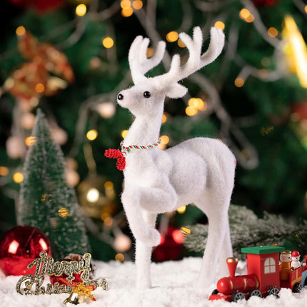 16PCS Holiday Garland Ties – Red, Green & White Flexible Reusable Decoration Clips