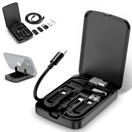 Compact Multi-Functional Cable Card – USB-C, USB-A, Micro, Lightning, OTG