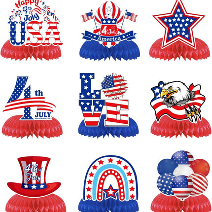 4th of July Decorations Set Patriotic Party Supplies Independence Day Decor