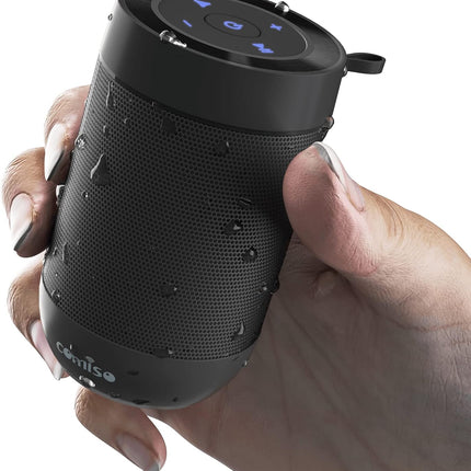 Portable Bluetooth Speaker, Wireless Stereo, 360° HD Sound, IP65 Waterproof