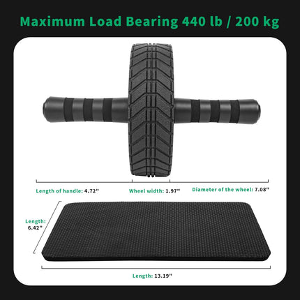 Ab Workout Roller Wheel for Men Women Abdominal Exercise Training