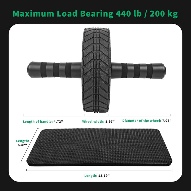 Ab Workout Roller Wheel for Men Women Abdominal Exercise Training