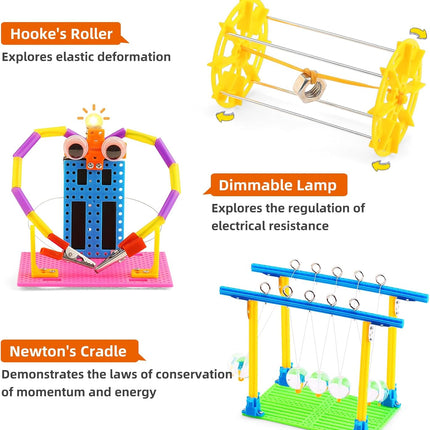 Kids Robot Science Kit Engineering Experiment Toy Educational STEM Gift