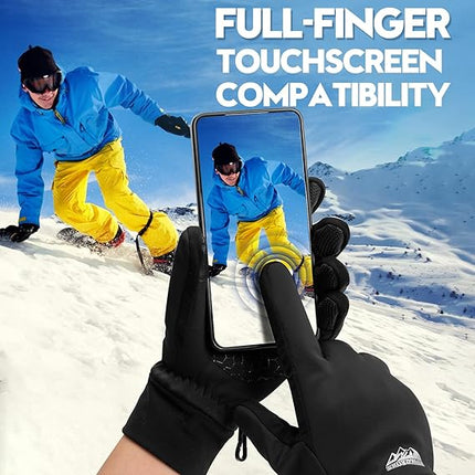 Winter Gloves for Men & Women – 3M Thermal, Touchscreen, Anti-Slip